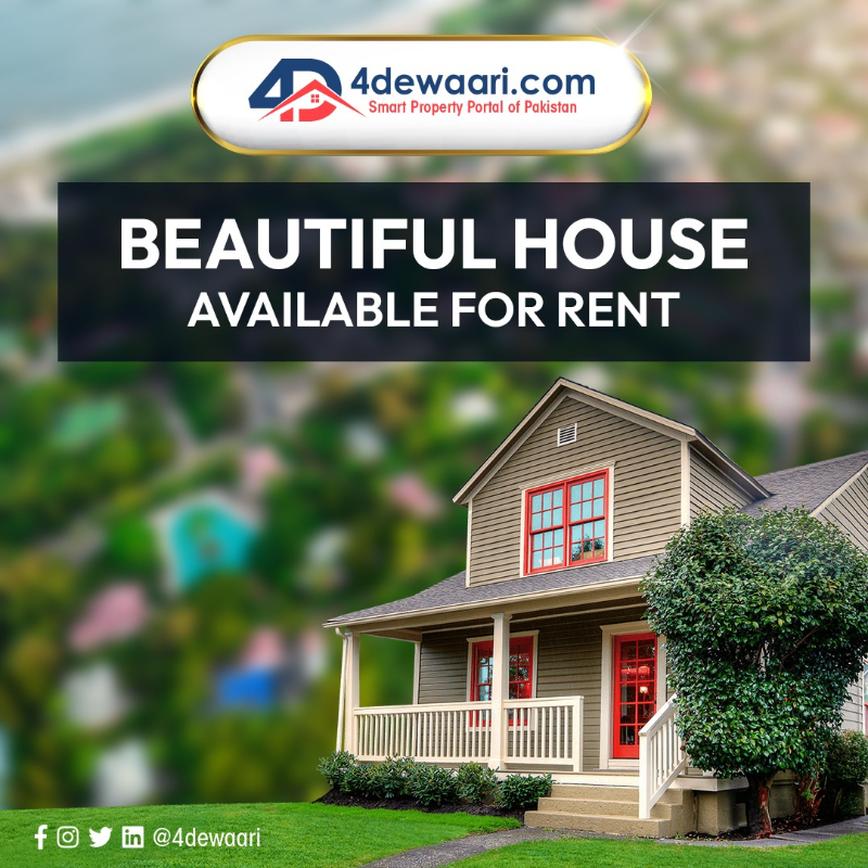 10 Marla  Full House For Rent in Phase 7,  Bahria Town, Rawalpindi 