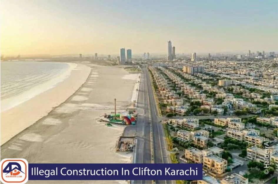 Illegal  Construction  In Clifton Karachi