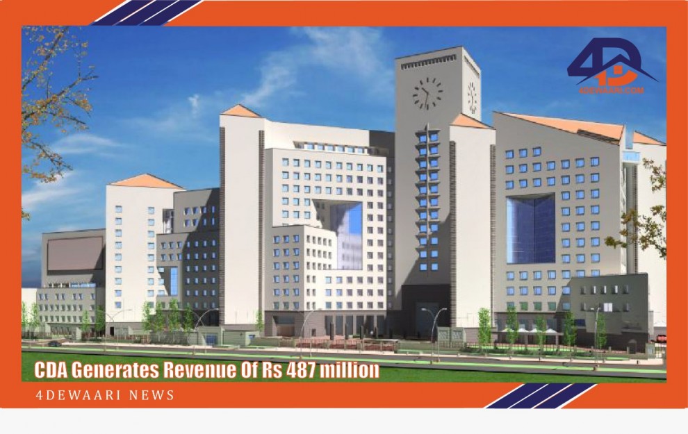 CDA Generates Revenue Of Rs 487 million