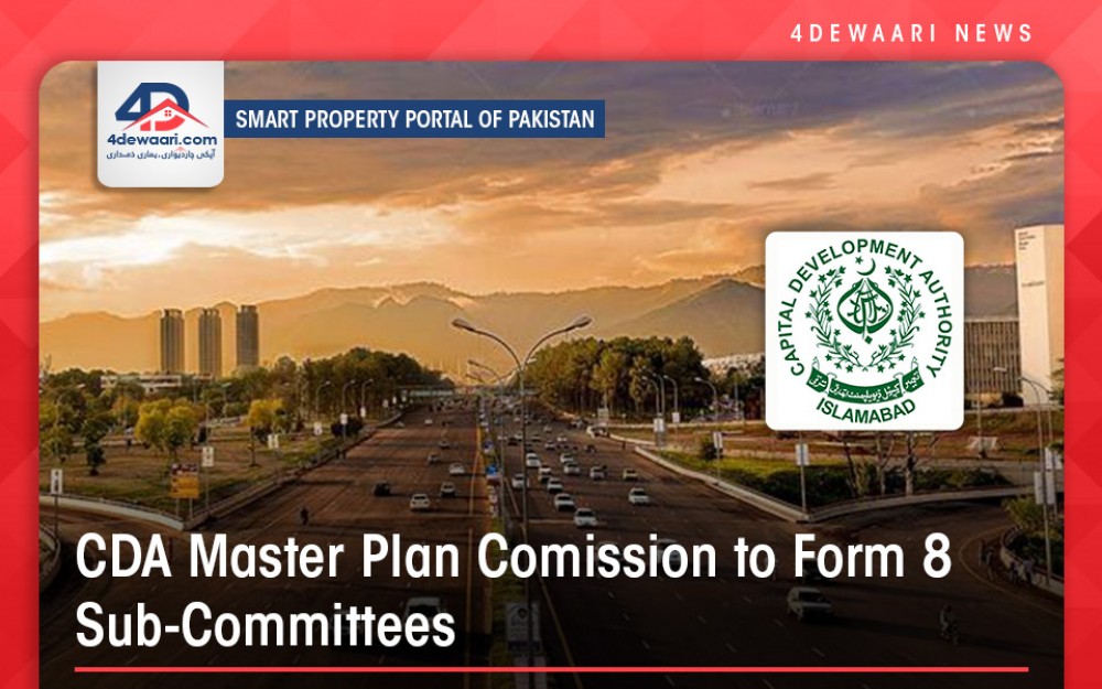 CDA MASTER PLAN COMMISSION to FORM 8 SUB-COMMITTEES