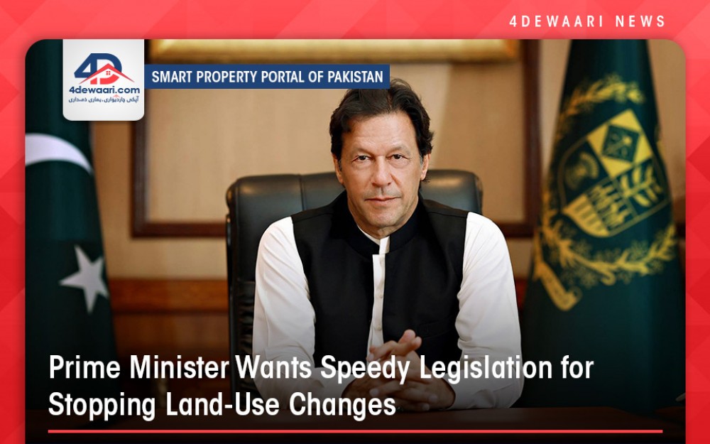 Prime Minister Wants Speedy Legislation for Stopping Land-Use Changes