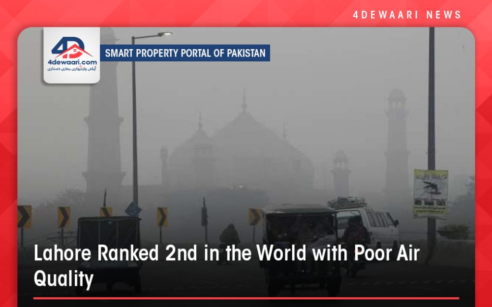 Lahore Ranked 2nd in the World With Highest Air Pollution Index