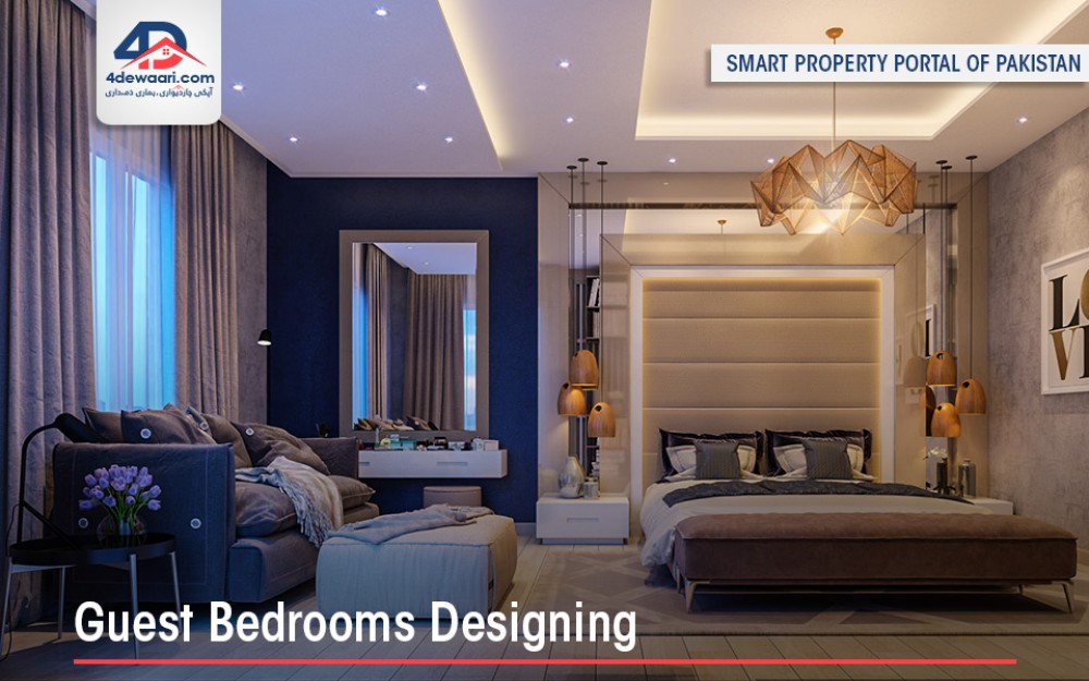 Most Beautiful Guest Bedroom Designing and Essentials