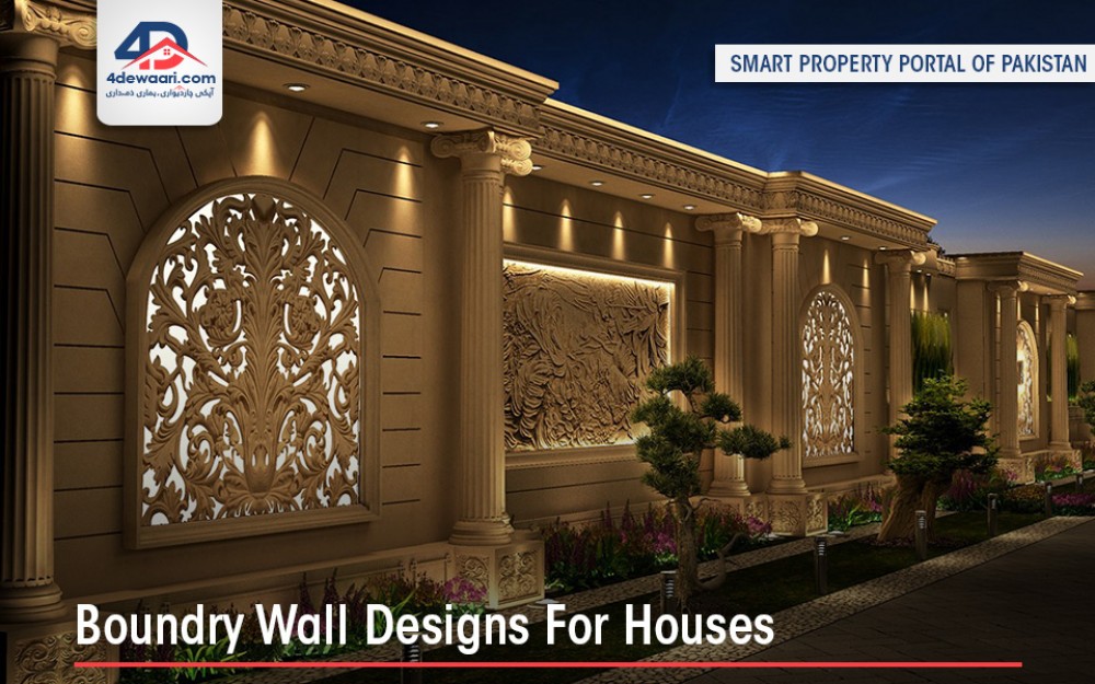 Build Your House Boundary Walls Uniquely, Designs And Materials