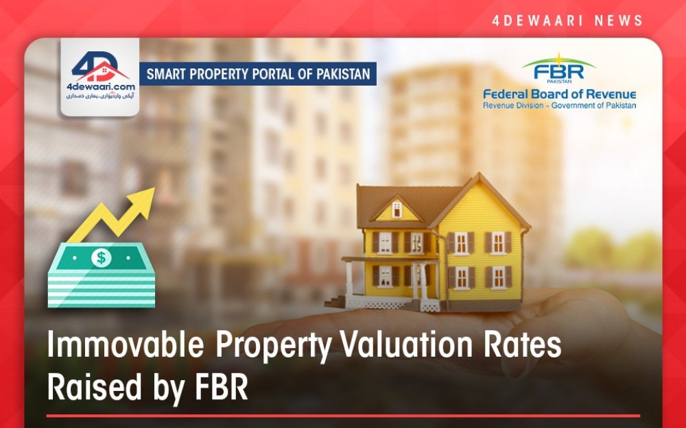 Immovable Property Valuation Rates Raised by FBR