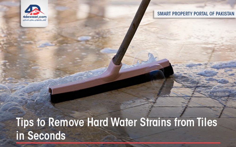 Tips to Remove Hard Water Stains from Tiles in Seconds