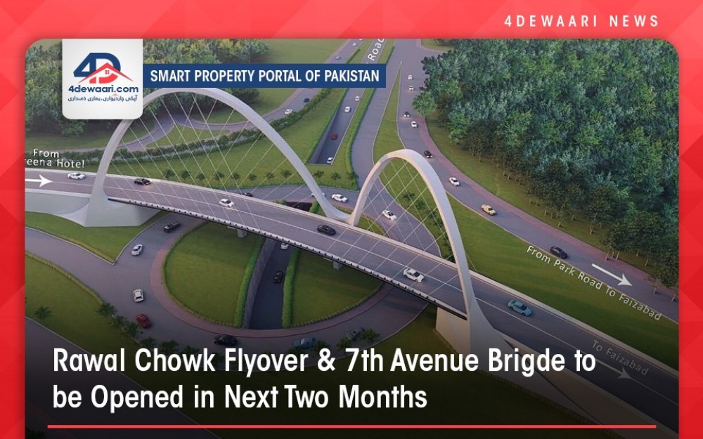 Rawal Chowk Flyover and & 7th Avenue Bridge to be Opened in Next Two Months