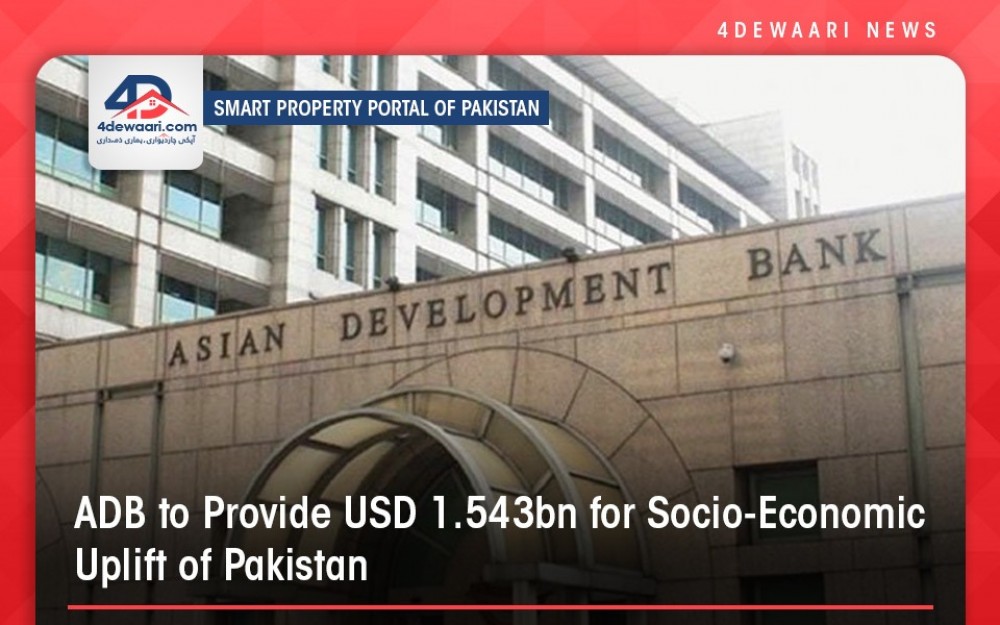 ADB to Provide USD 1.543bn for Socio-Economic Uplift of Pakistan