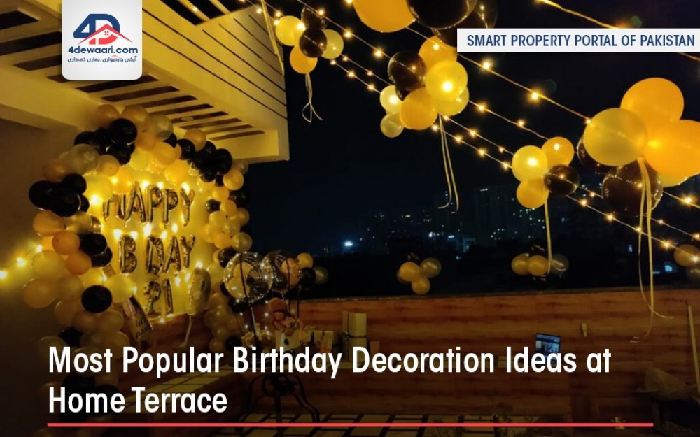 Most Popular Birthday Decoration Ideas At Home Terrace