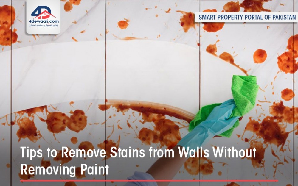 Tips to Remove Stains from Walls without Removing Paint