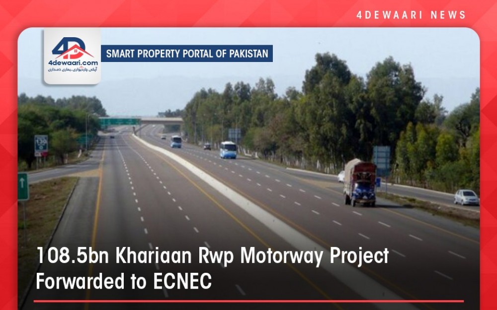 108.5bn Khariaan Rwp Motorway Project Forwarded To ECNEC