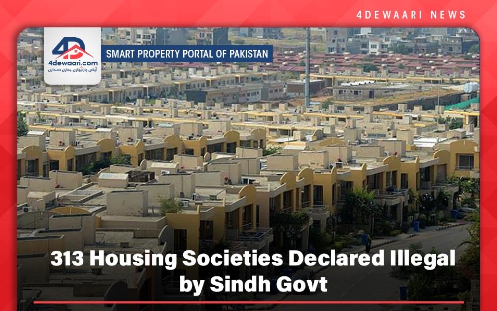 313 Housing Societies Declared Illegal by Sindh Govt