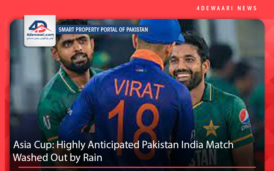 Asia Cup: Highly Anticipated Pakistan India Match Washed Out by Rain