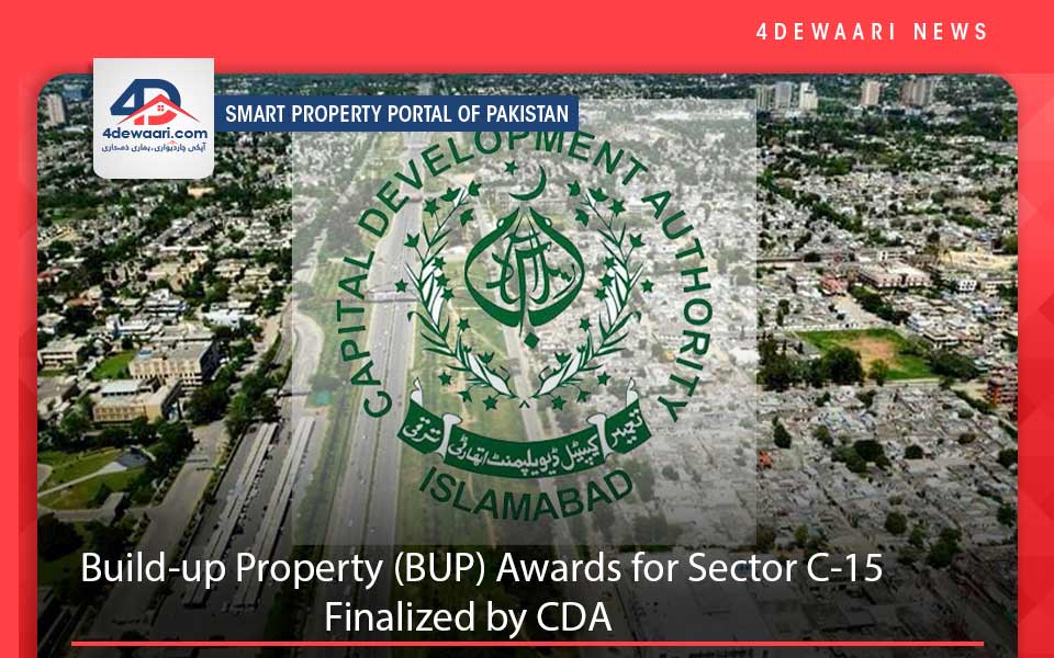 Build-up Property (BUP) Awards for Sector C-15  Finalized by CDA