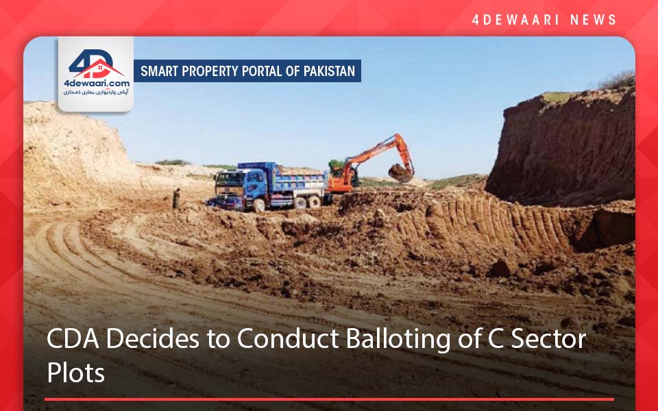CDA Decides to Conduct Balloting of C Sector Plots