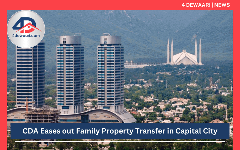 CDA Eases out Family Property Transfer in Capital City