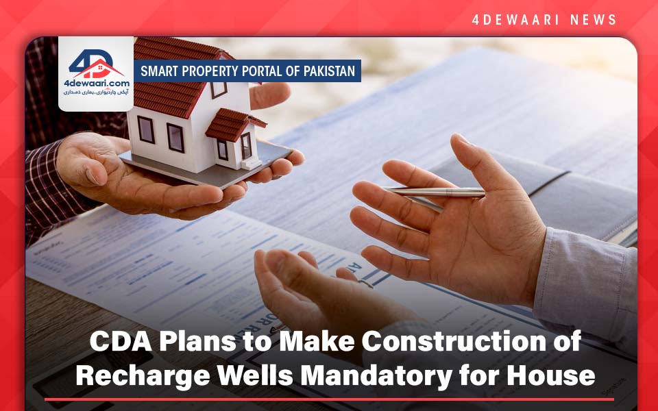 CDA Plans to Make Construction of Recharge Wells Mandatory for House Owners