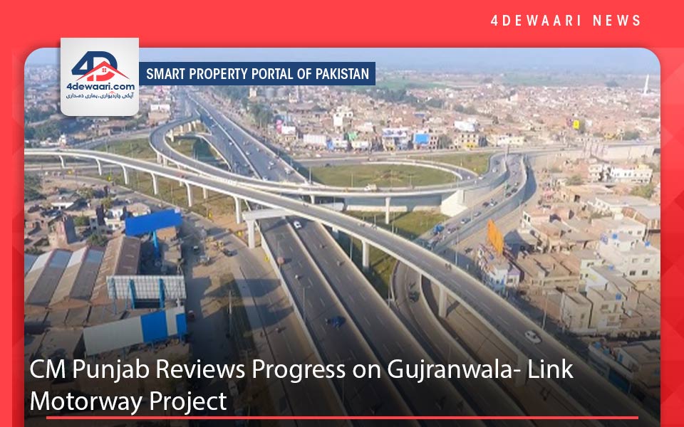 CM Punjab Reviews Progress on Gujranwala- Link Motorway Project