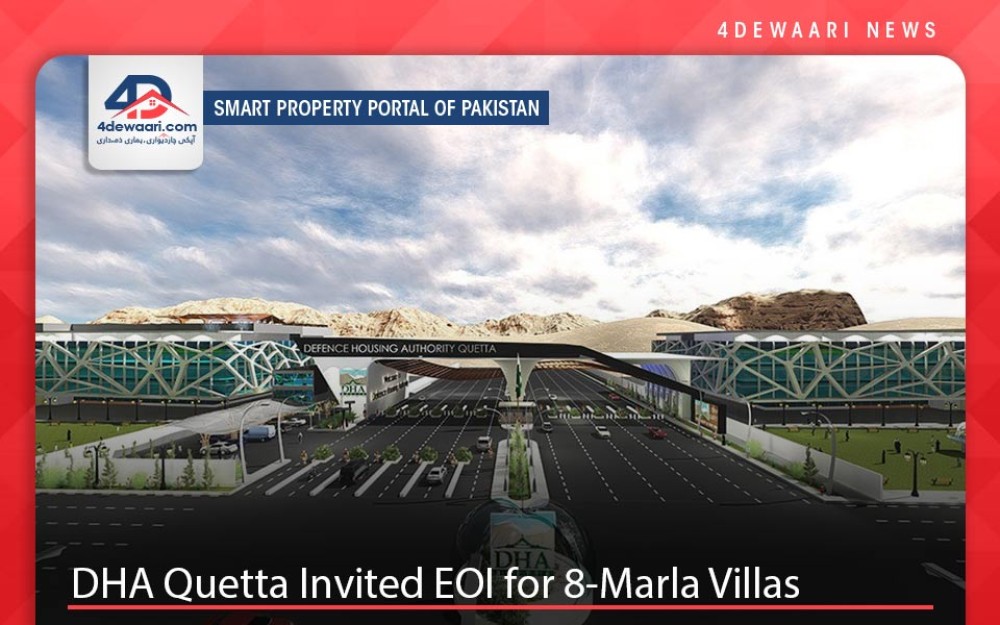 DHA Quetta Invited EOI for 8-Marla DHA Villas
