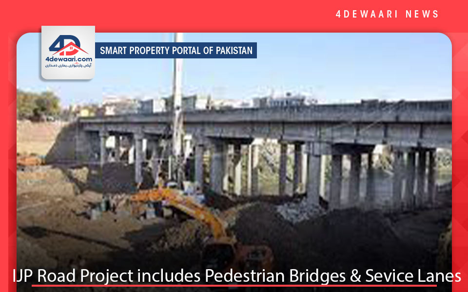 IJP Road Project includes Pedestrian Bridges, Sevice Lanes and Electric Bus  