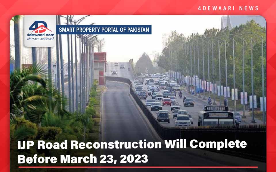 IJP Road Reconstruction Will Complete Before March 23, 2023