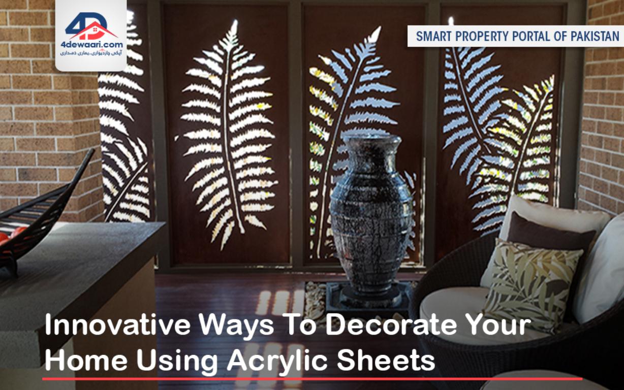 Innovative Ways To Decorate Your Home Using Acrylic Sheets in 2022