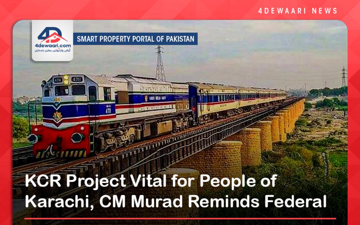 KCR Project Vital for People of Karachi, CM Murad Reminds Federal Govt