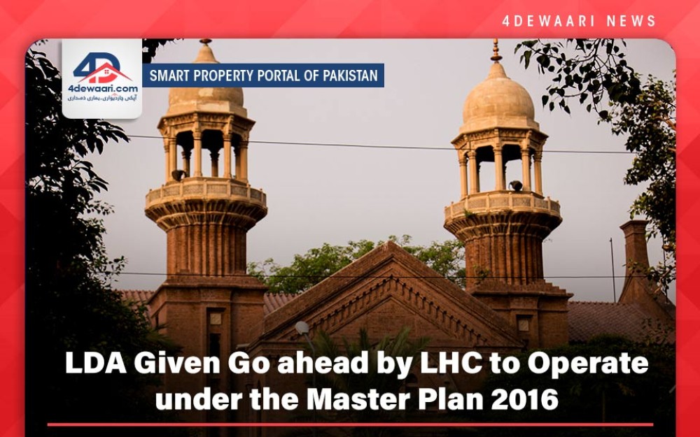 LDA Given Go ahead by LHC to  Operate under the  Master Plan 2016