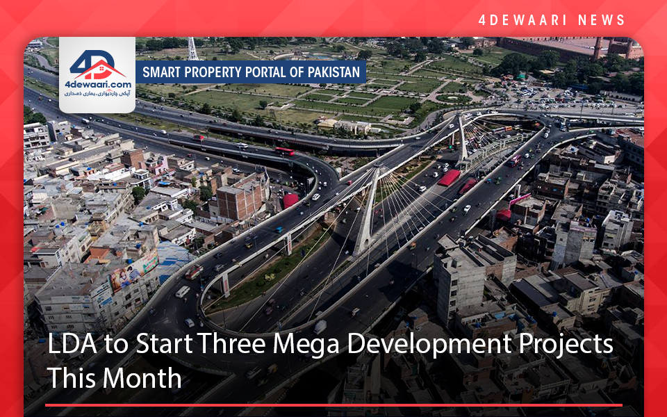 LDA to Start Three Mega Development Projects This Month