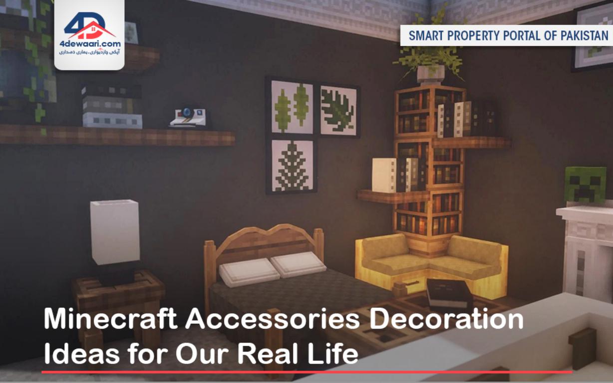 Minecraft Accessories Decoration Ideas for Our  Real Life