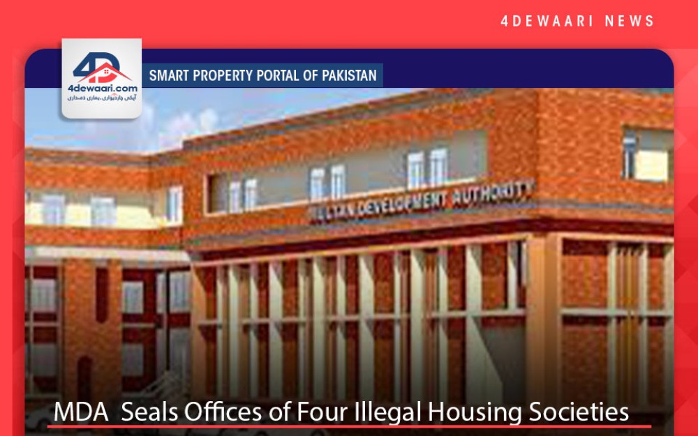 MDA Seals Offices of Four Illegal Housing Societies 