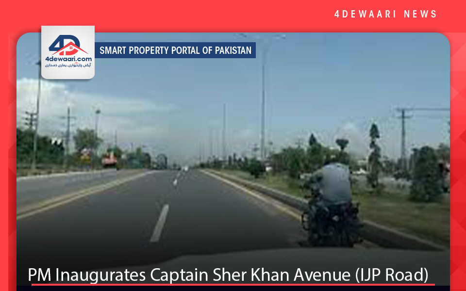PM Inaugurates Captain Sher Khan Avenue (IJP Road)