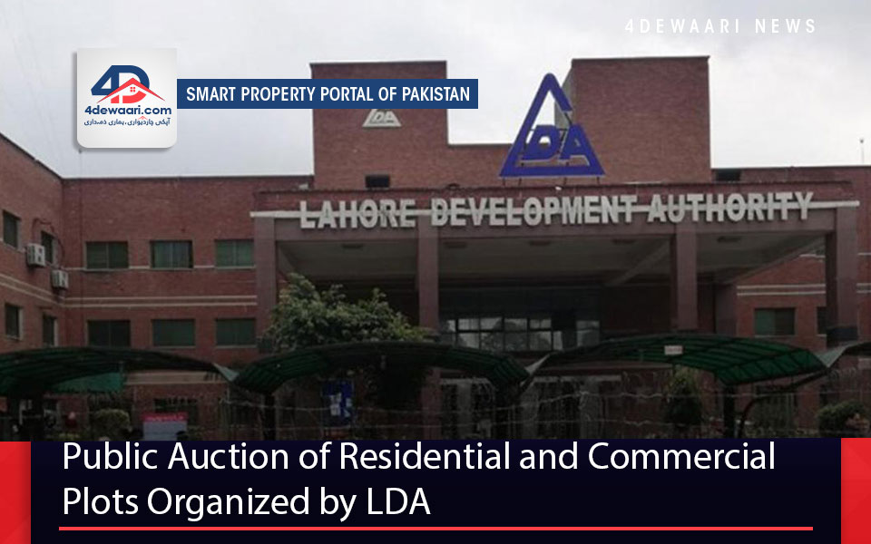 Public Auction of Residential and Commercial Plots Organized by LDA