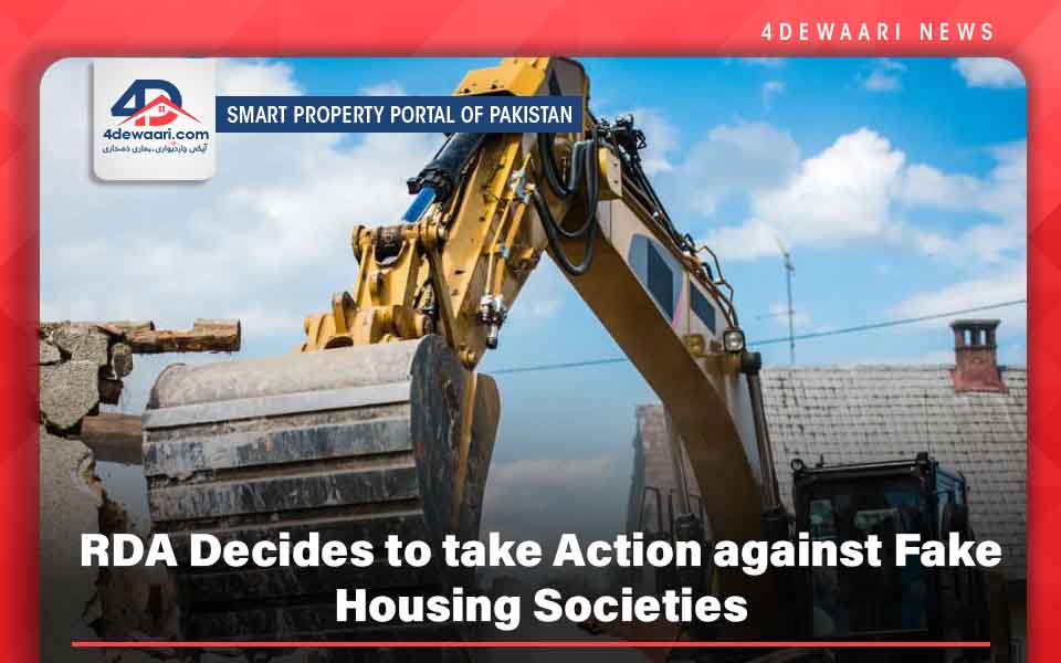 RDA Decides to take Action against Fake Housing Societies