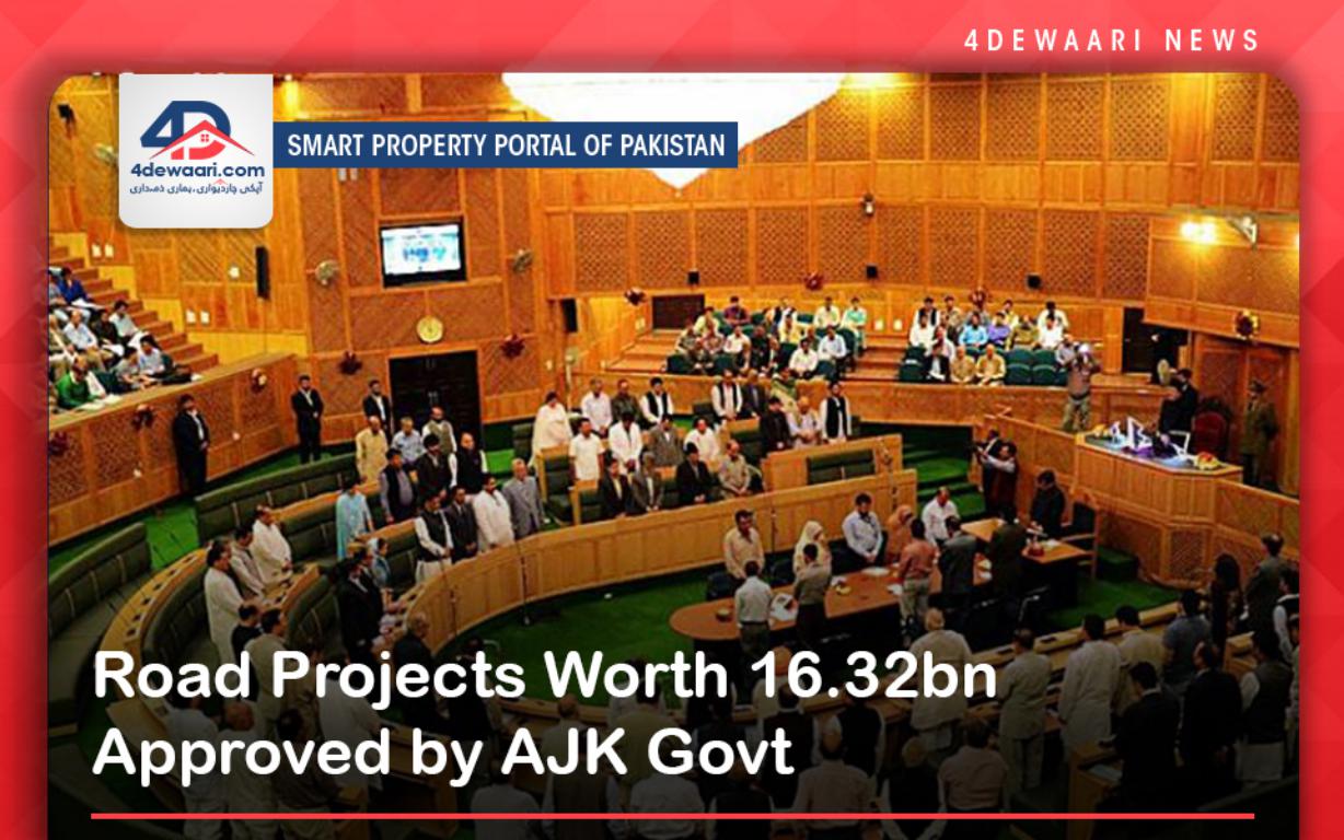 Road Projects Worth 16.32bn Approved by AJK Govt