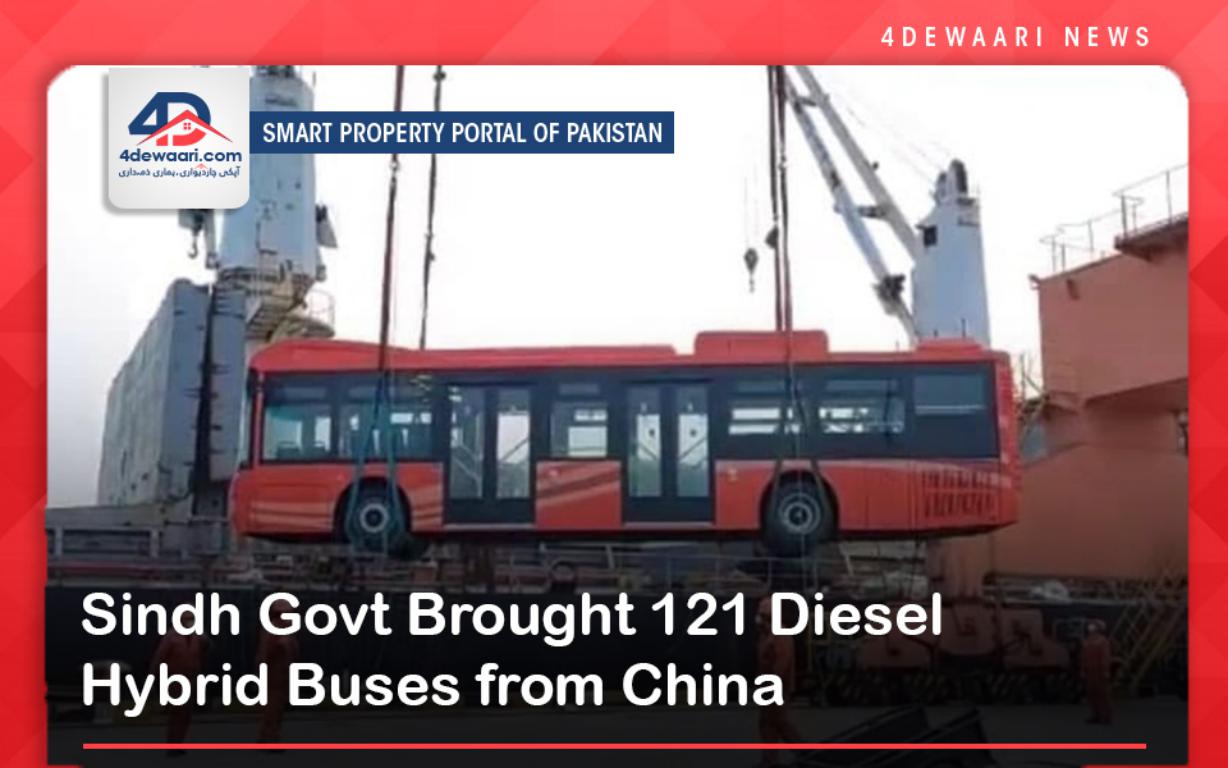 Sindh Govt Brought 121 Diesel Hybrid Buses from China
