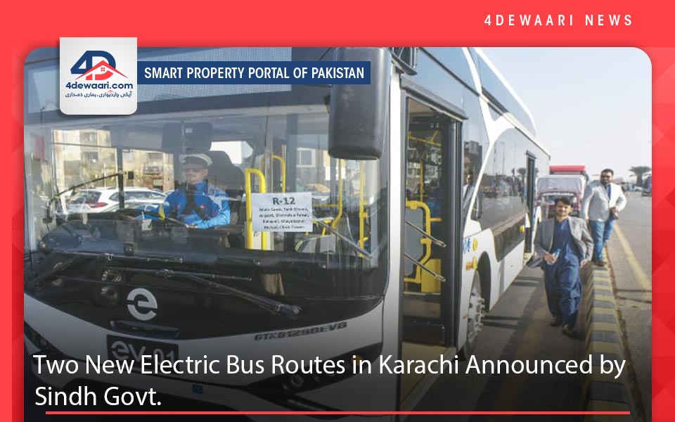 Two New Electric Bus Routes in Karachi Announced by Sindh Govt.