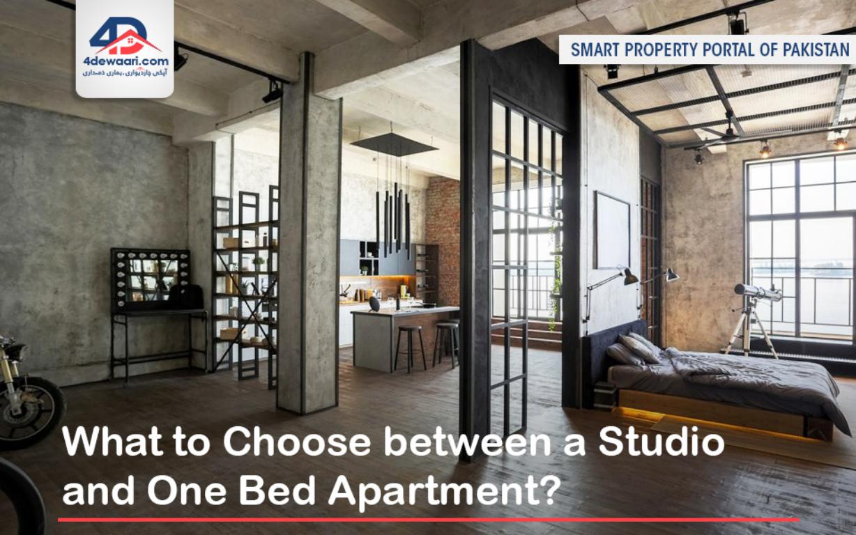 What to Choose between a Studio and One Bed Apartment?