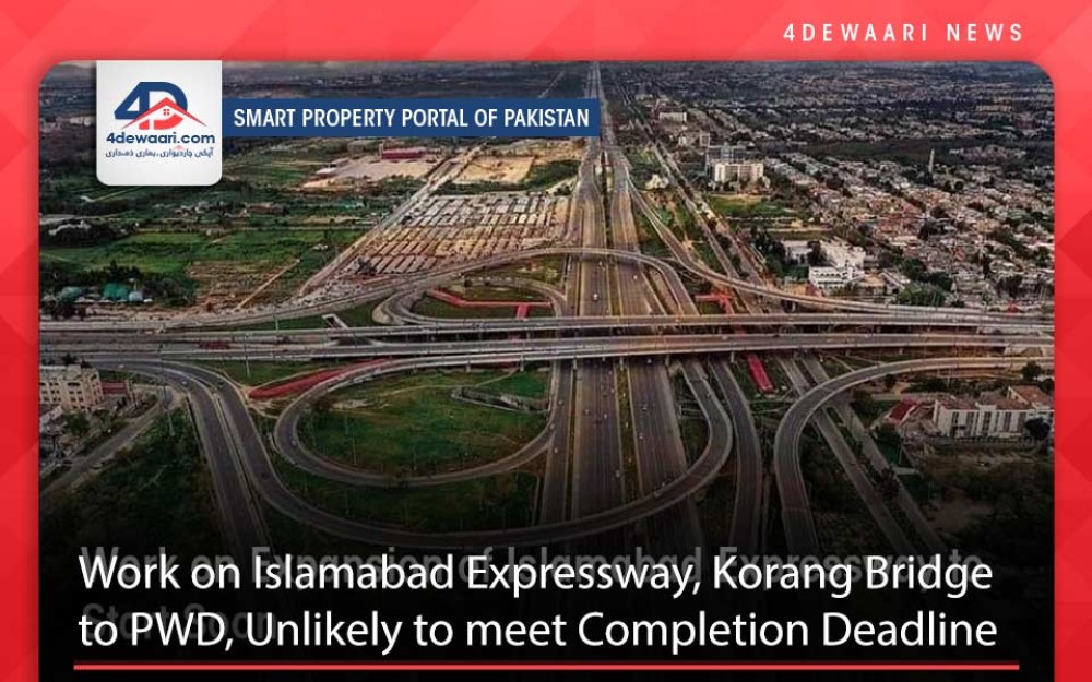 Construction Work on Islamabad Expressway  Unlikely to meet Completion Deadline
