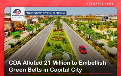 CDA Alloted 21 Million to Embellish Green Belts in Capital City