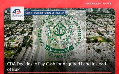 CDA Decides to Pay Cash for Acquired Land Instead of BuP