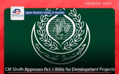 CM Sindh Approves Rs1.1 Billion for Development Projects