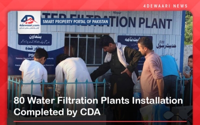 80 Water Filtration Plants Installation Completed by CDA