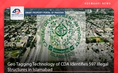 Geo Tagging Technology of CDA Identifies 597 Illegal Structures in Islamabad