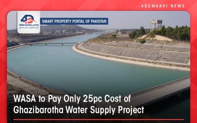WASA Rwp To Pay 25% Of The Ghazi Barotha Water Supply Project