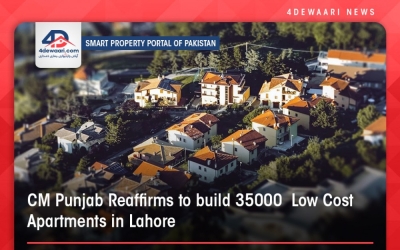 CM Punjab Re-affirms to Build 35000 Low Cost Apartments in Lahore