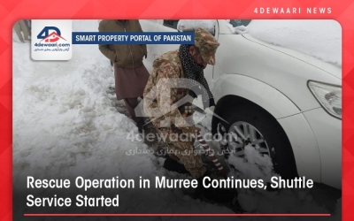 Rescue Operation In Murree Continues, Shuttle Service Started