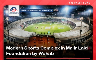 Modern Sports Complex in Malir Laid Foundation by Wahab
