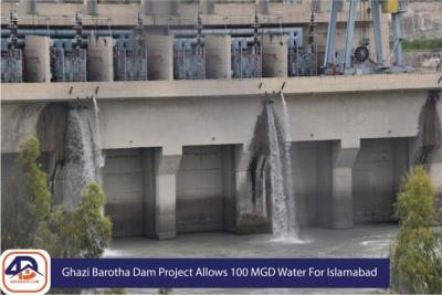 Ghazi Barotha dam project allows 100 MGD water for Islamabad
