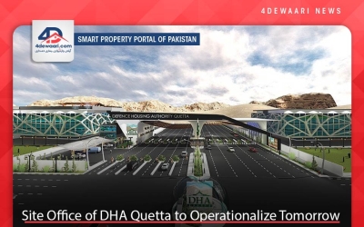 Site Office of DHA Quetta to Operationalize Tomorrow